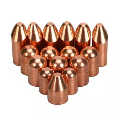 Électrodes de soudage à capuche personnalisées en laiton montées 16 mm