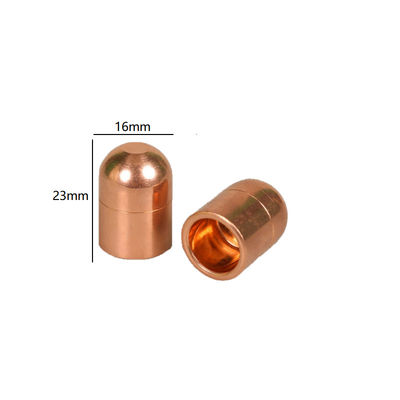 Électrodes de soudage à capuche personnalisées en laiton montées 16 mm