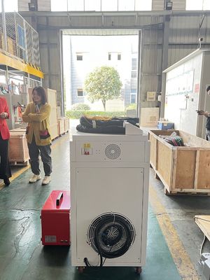 Machine de découpe laser de soudage à la fibre de métal de petite taille 1kw 1000w