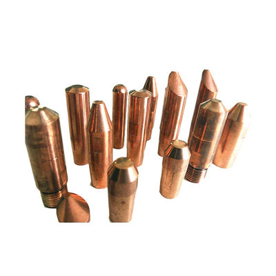 Pointe d'électrode de soudure personnalisée en cuivre, accessoires de soudage, pointes de soudeuse par points