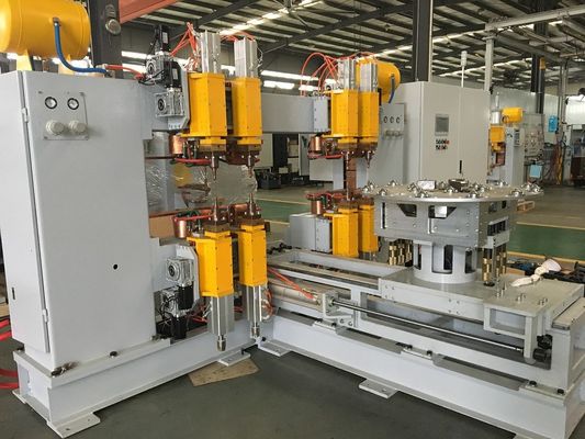 Soudeurs à points en aluminium à 3 phases Machine de soudage à points multi-têtes automatique