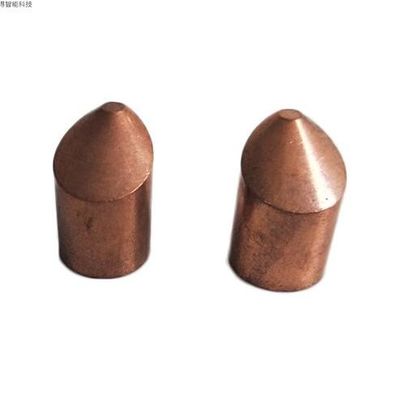 Électrodes de cuivre à soudage par points coniques, pièces de soudage par points CuCrZr