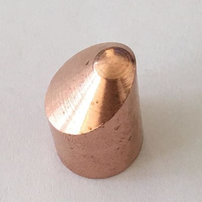 Matériau de pointe d'électrodes de cuivre de soudage par point de 40 mm non standard OEM