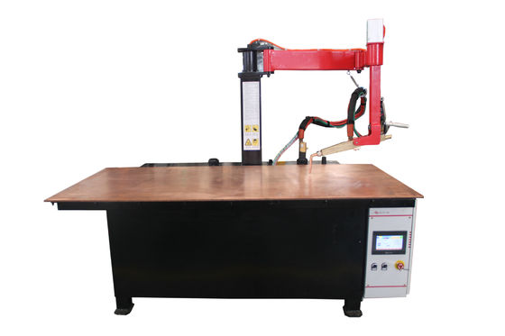 Armure à manivelle 130KVA 0.5Mpa Machine de soudage à point alternatif avec table de tôle galvanisée