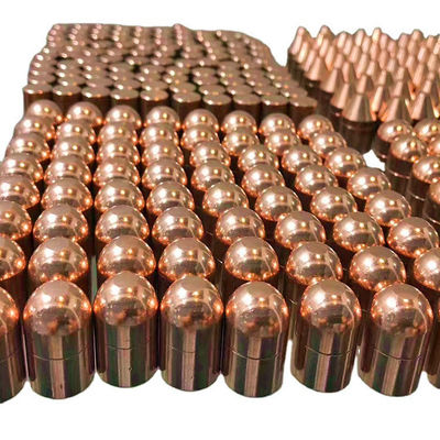 Un bon prix. Coutume de soudure de chapeaux d'électrode d'astuce de soudage par points de résistance pour la machine de soudage par points en ligne